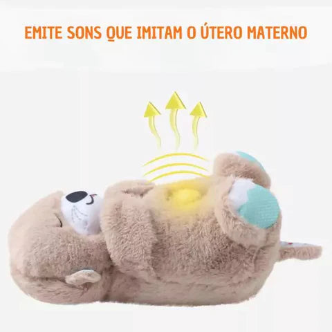 Ursinho de Pelúcia que Respira Baby Sleep